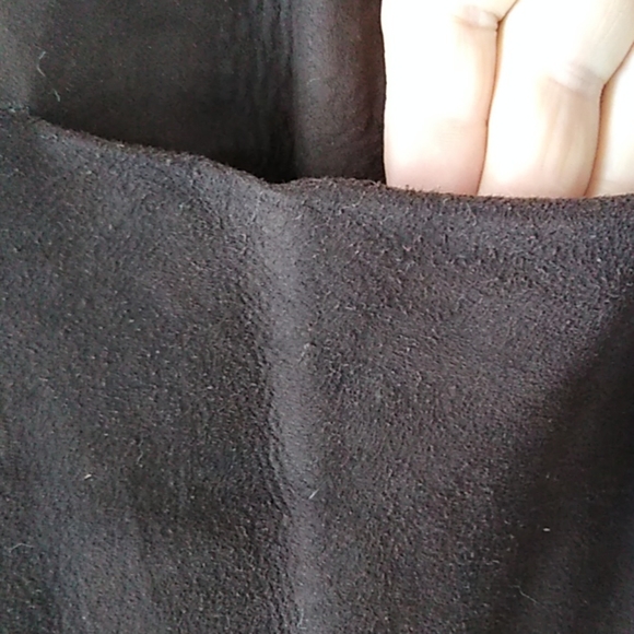 1940s Chocolate Brown Suede Coat Size Small - Picture 3 of 8